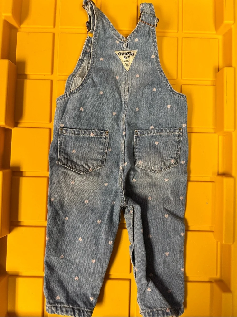 2 OshKosh B'gosh Denim Relaxed Jeans Overalls